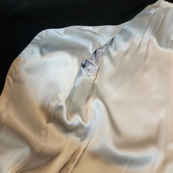 Banana Republic wool black long pea coat - Picture 16 of 17